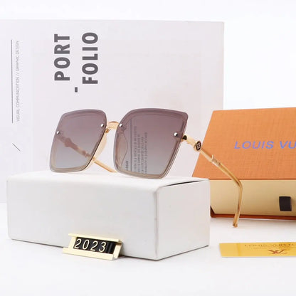 5 COLORS FEMALE POLARIZED GLASS BEACH SUNGLASSES lbcase
