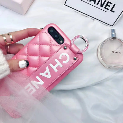 High-end leather wrist phone case lbcase