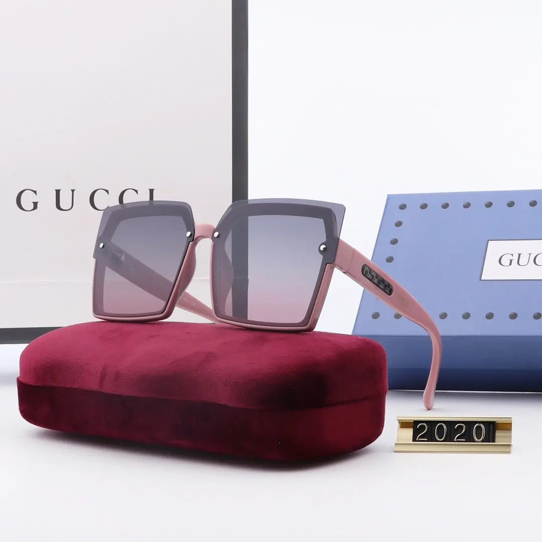 5 COLORS SQUARE POLARIZED SUNGLASSES lbcase