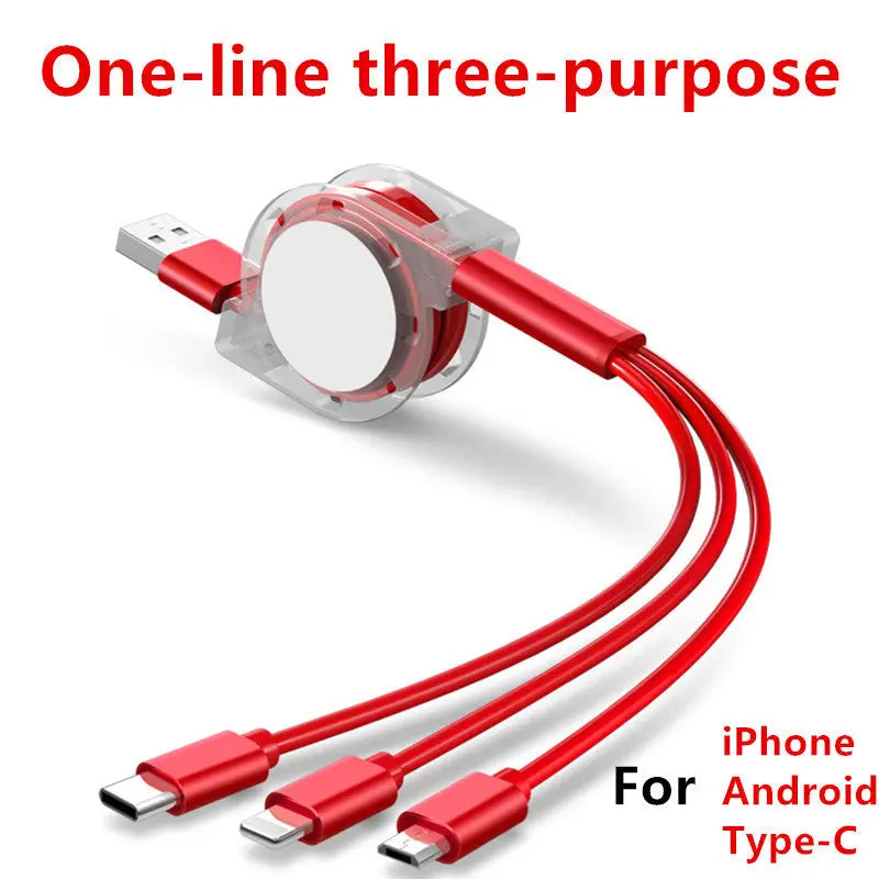 3 in 1 Data Line  Type-c Mobile lbcase
