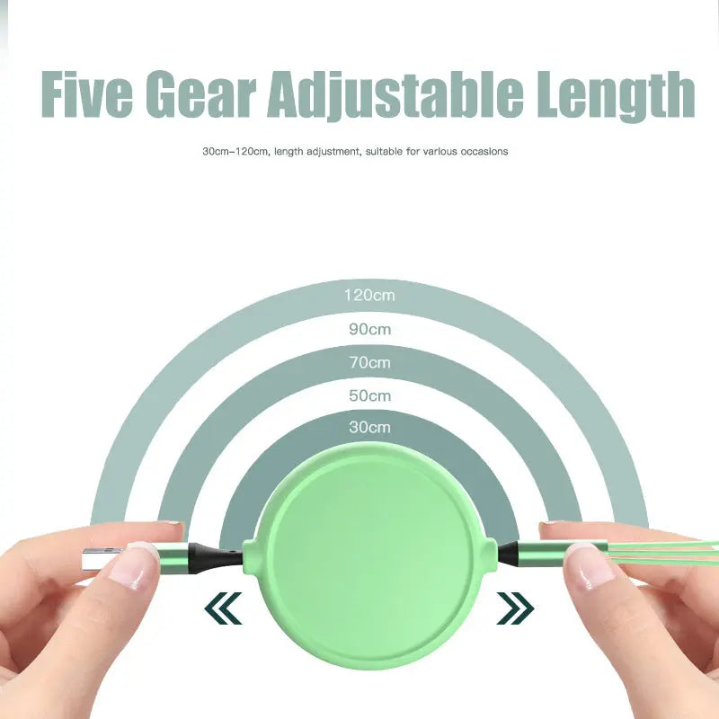 3 in 1 Retractable USB Type-C Cable lbcase