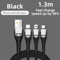 3 in 1 Super Fast USB Cable Type C Cable lbcase