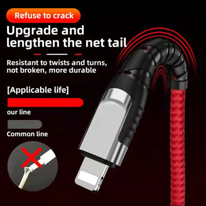 3 in 1 Super Fast USB Cable Type C Cable lbcase