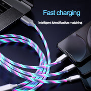 3 in 1 USB Illuminated Charging Cable