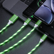 3 in 1 USB Illuminated Charging Cable