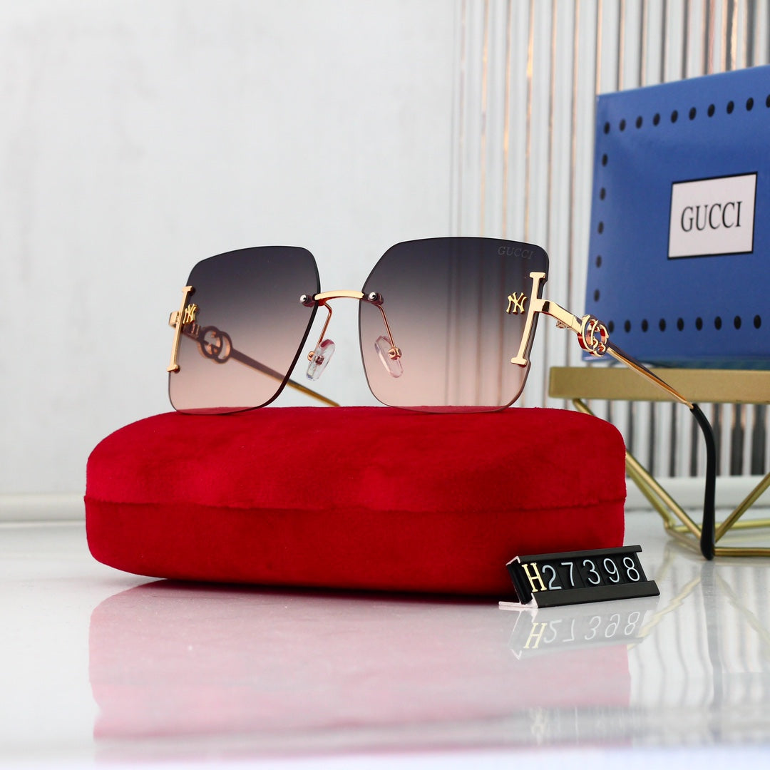 7 Colors Frameless Design Fashion Sunglasses In 2022 lbcase