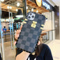 Checkered Slanted back lanyard phone case for iphone lbcase