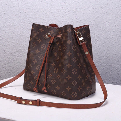 Champagne barrel large capacity handbag lbcase