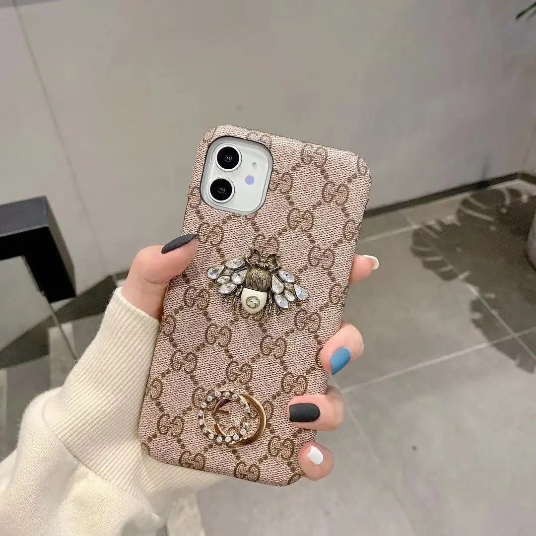 Luxurious Crystal bee phone case lbcase