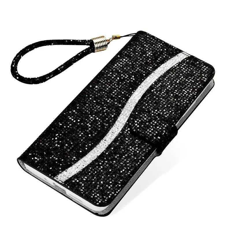 Women's Wallet Crystal Wrist Phone Case lbcase