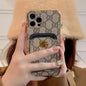 Embroidered card case phone case
