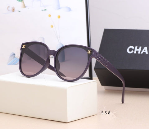 5 COLORS PURPLE LENS CAT EYES SUNGLASSES