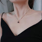 Fading titanium steel waist pendant necklace lbcase