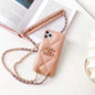 Luxury leather crossbody chain phone case lbcase