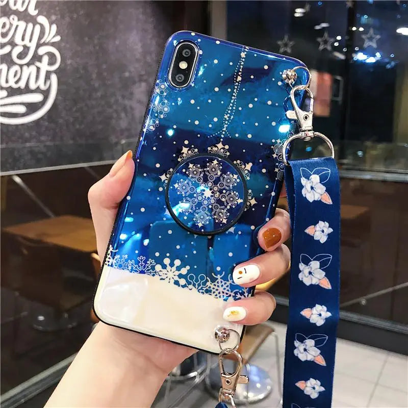 Blu-ray Snowflake Phone Case lbcase