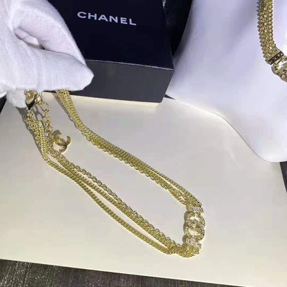 Multi-chain Design Fashion Necklace lbcase