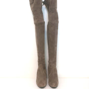 Stuart Weitzman Highland Over the Knee Boots Praline Suede Size 5.5