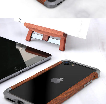 Aluminum Metal Wood Bumper Case lbcase