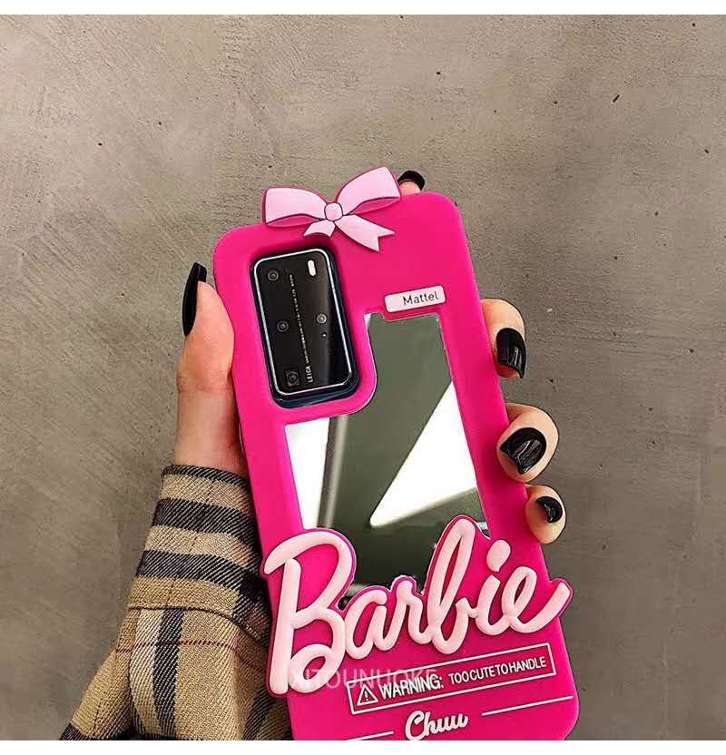 Cartoon makeup mirror phone case lbcase