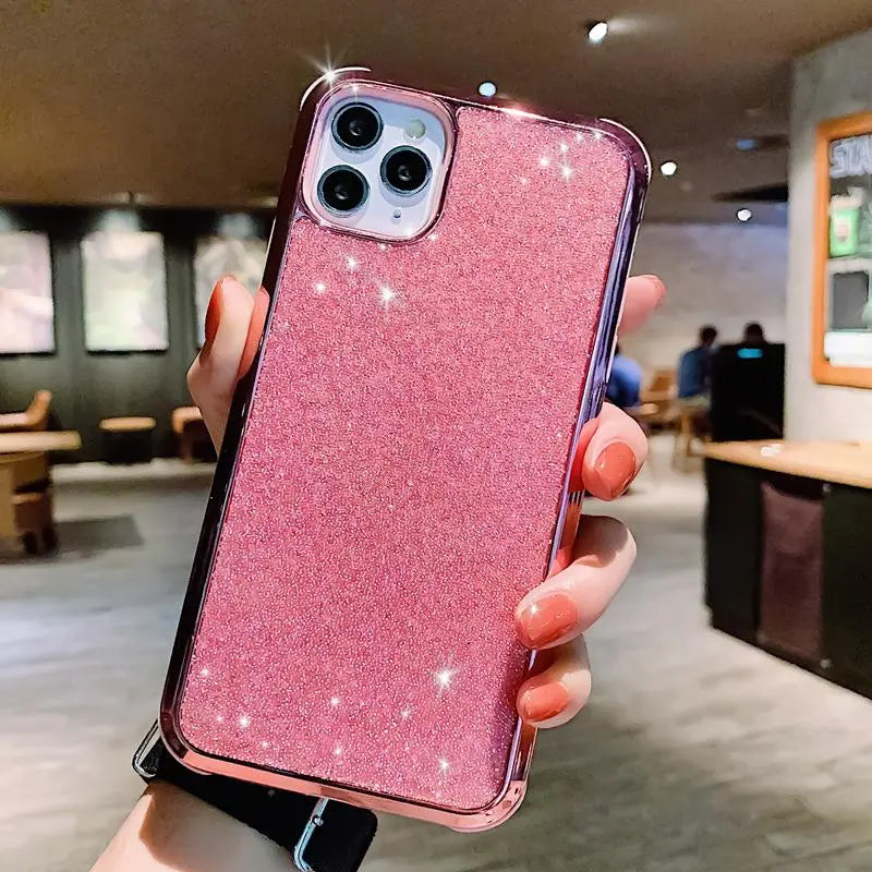 Luxury shiny phone case lbcase