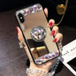 Purple Rhinestone Mirror phone Case lbcase