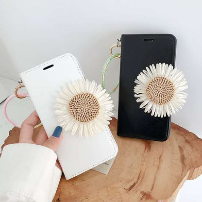 Leather Flower Phone Case lbcase
