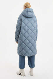 Atti Coat Micro Stone Blue