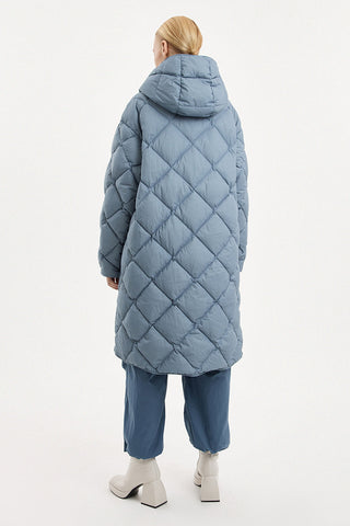 Atti Coat Micro Stone Blue