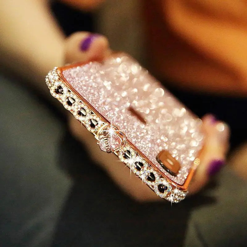 Bling Heart-Shaped Crystal iPhone Case With Grade A Aluminum Frame lbcase
