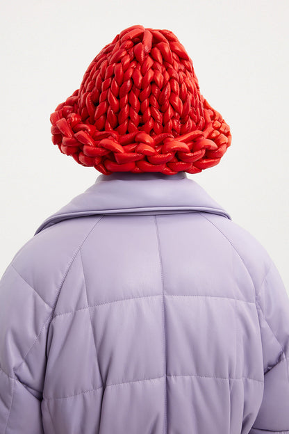 Knitted Hat Nori Red