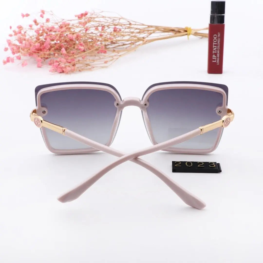 5 COLORS FEMALE POLARIZED GLASS BEACH SUNGLASSES lbcase