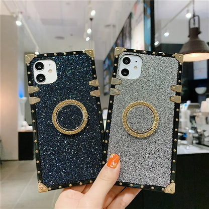 Bling Glitter Square Case lbcase