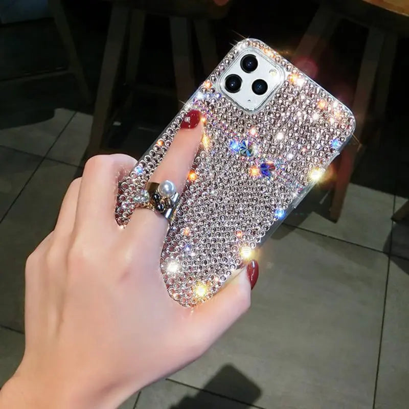 Bowknot rhinestone phone case for iphone lbcase