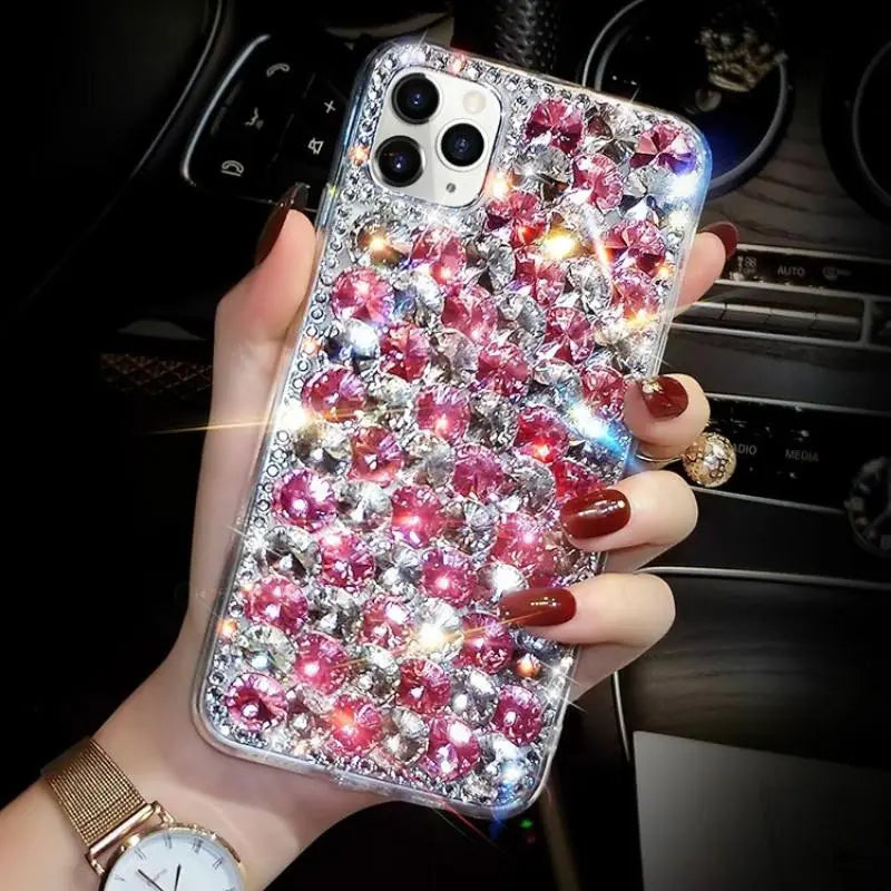 Shiny rhinestone phone case for iphone lbcase