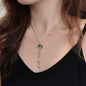 Fading titanium steel waist pendant necklace lbcase