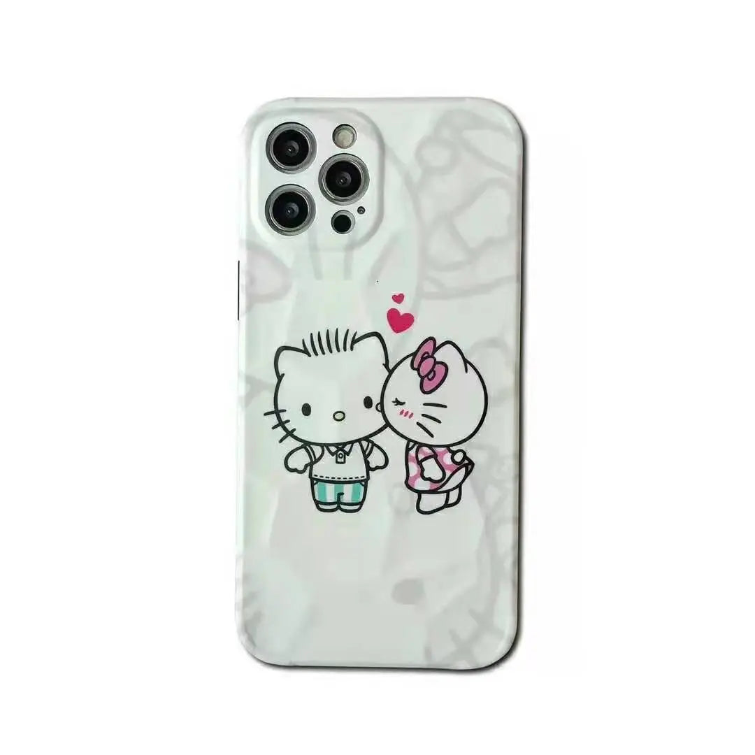 Cute kiss cat soft phone case lbcase