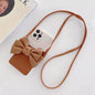 Bowknot card case Crossbody phone case For iphone lbcase