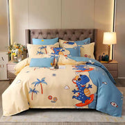 100% thick Skin-friendly cotton four-piece quilt cover  new product