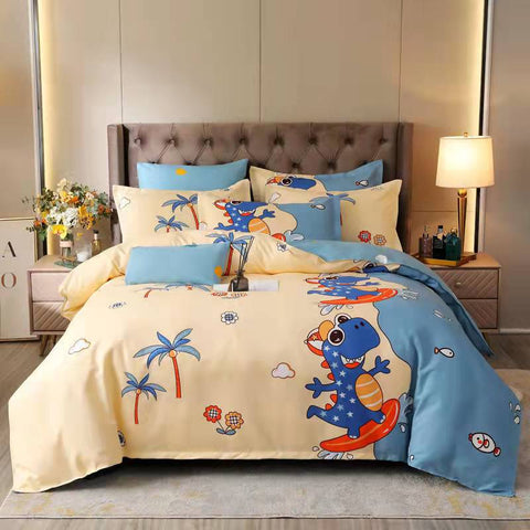 100% thick Skin-friendly cotton four-piece quilt cover  new product