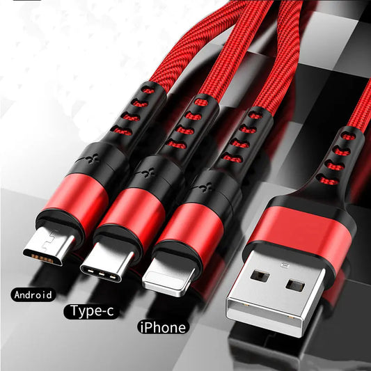 3in1 Data USB Cable  Fast  Cable type c lbcase