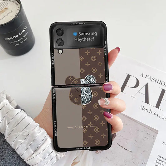 Samsung galaxy Z Flip3 folding screen metal bear all-inclusive anti-fall lbcase