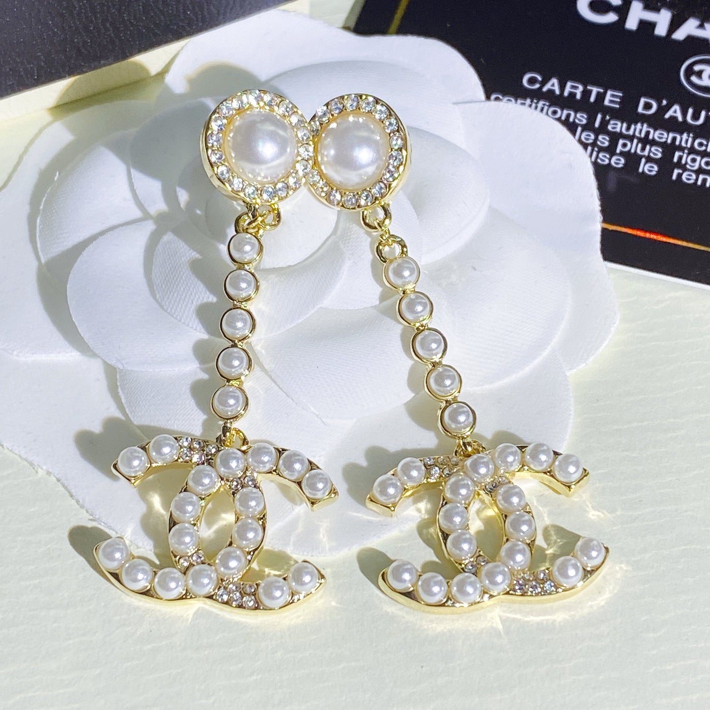 Pearl Earrings for Women lbcase