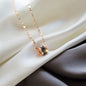 Fading titanium steel waist pendant necklace lbcase