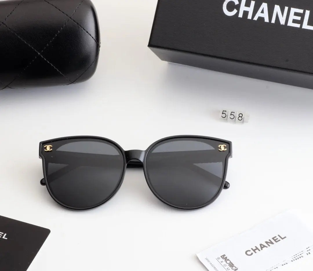5 COLORS PURPLE LENS CAT EYES SUNGLASSES lbcase