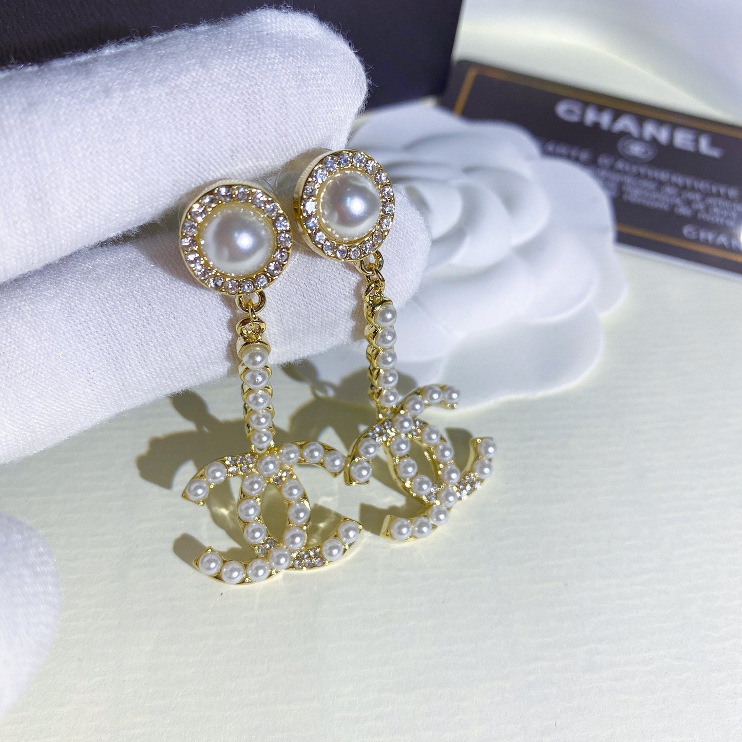 Pearl Earrings for Women lbcase