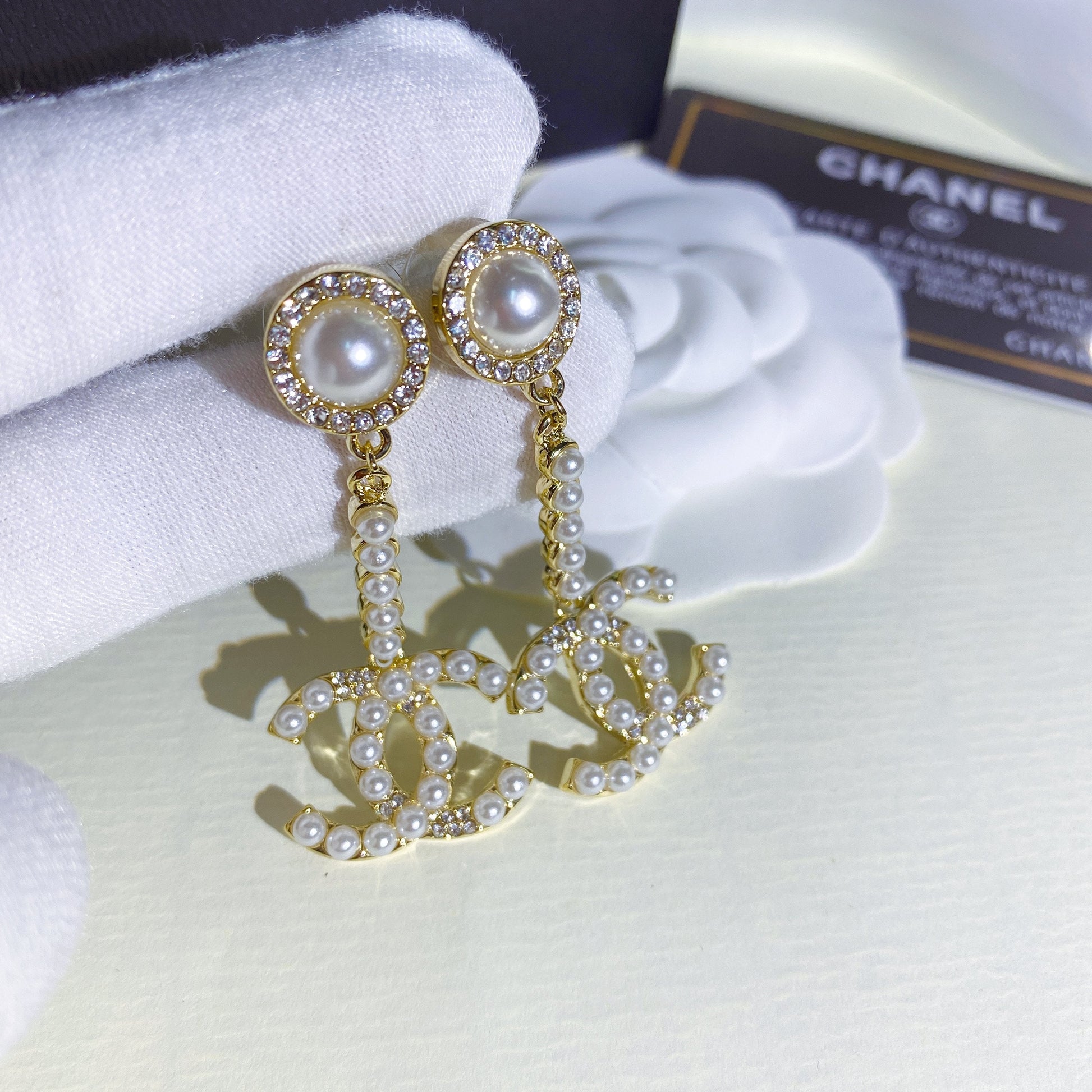 Pearl Earrings for Women lbcase