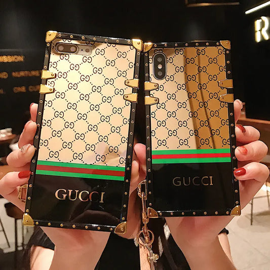 Bee square mirror phone case lbcase