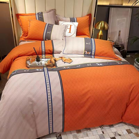 100% cotton thick four-piece quilt cover new product