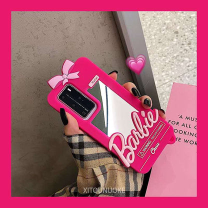 Cartoon makeup mirror phone case lbcase