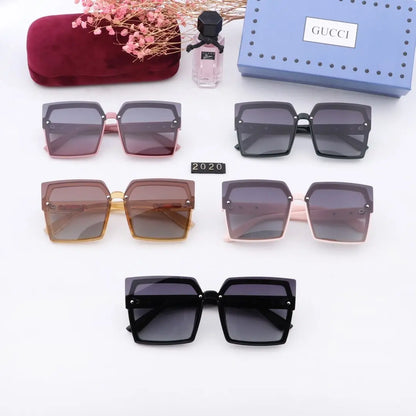 5 COLORS SQUARE POLARIZED SUNGLASSES lbcase